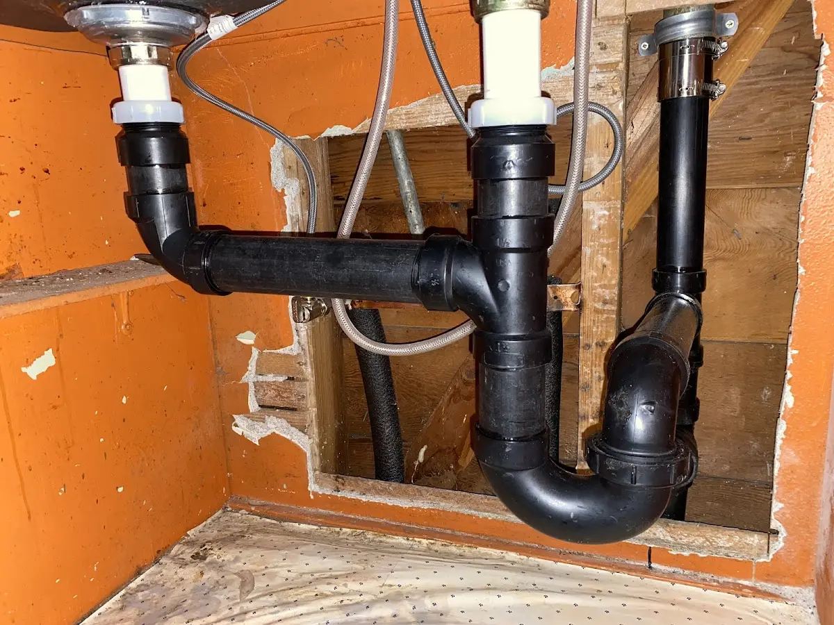 Professional Repiping Services equipment and tools on the job in Forsyth